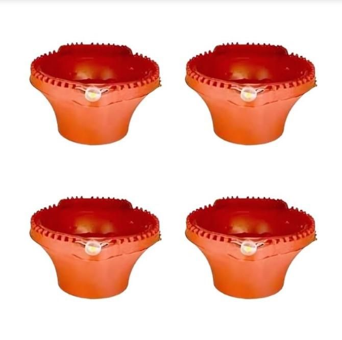 Water Sensor Shivling + 4 Diya