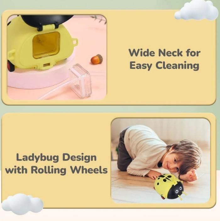 Beetle Baby Straw Sipper Water Bottle