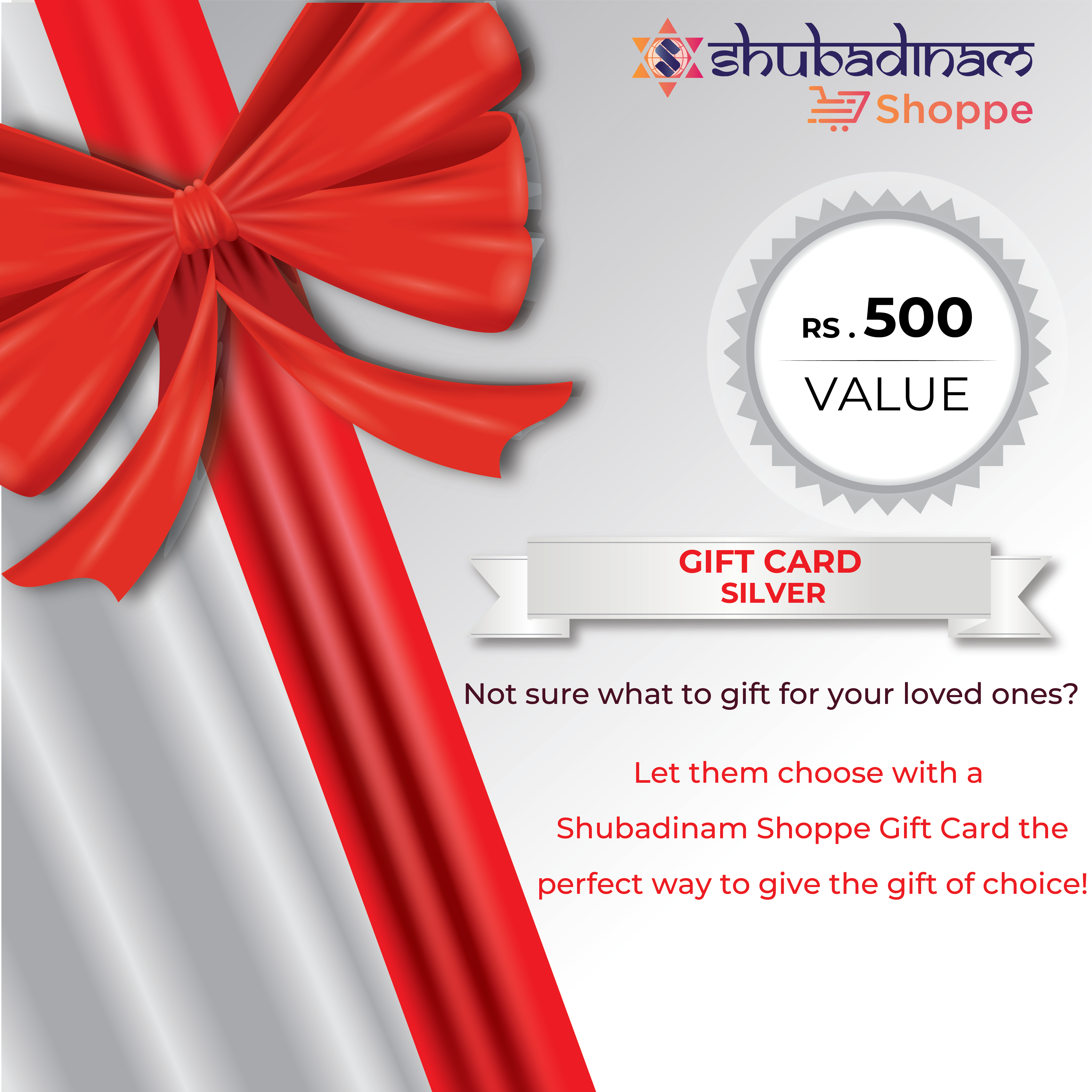 Silver Gift Card