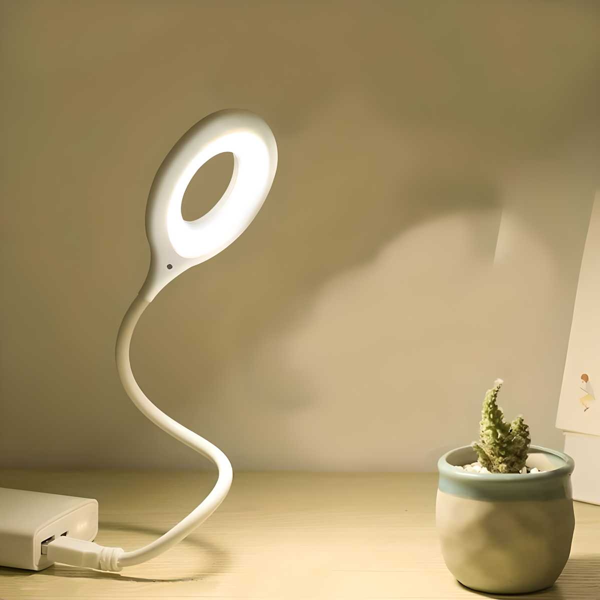 LED Light Flexible USB Clip-On Reading Lamp