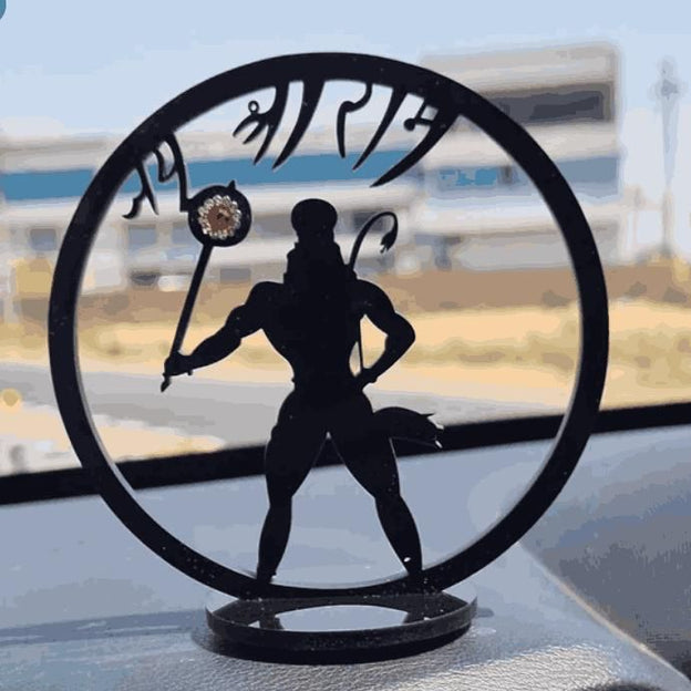 Wooden Hanuman Idol For Car Dashboard