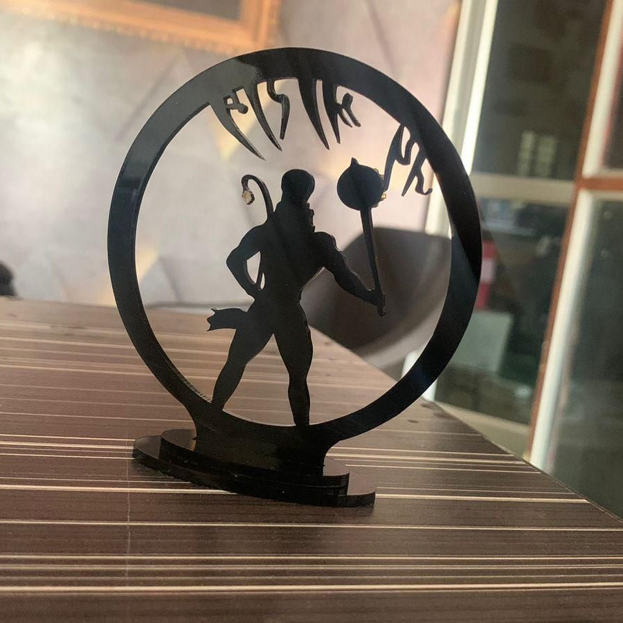 Wooden Hanuman Idol For Car Dashboard