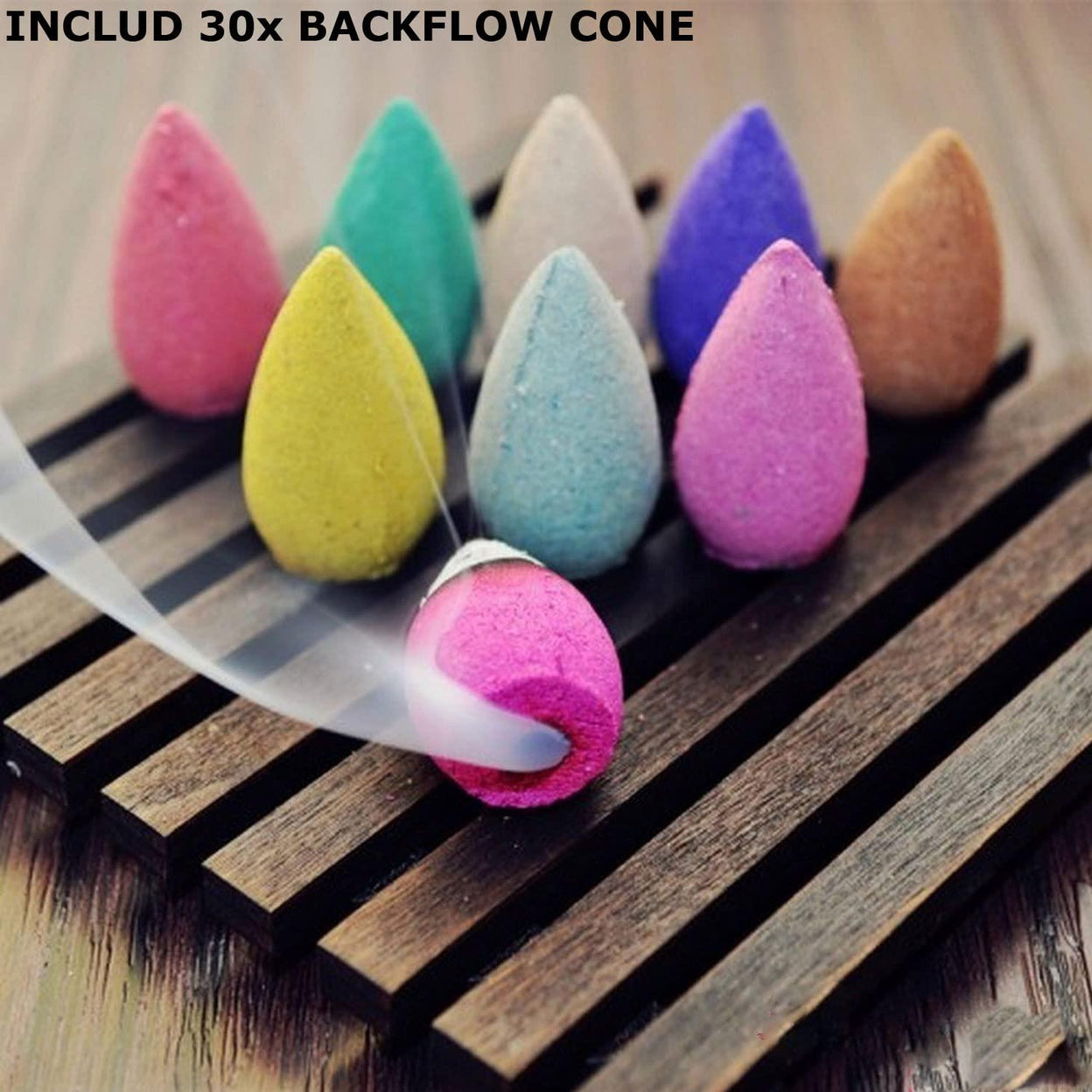 Shiva Linga Back flow Incense Holder giving Abhishekam effect