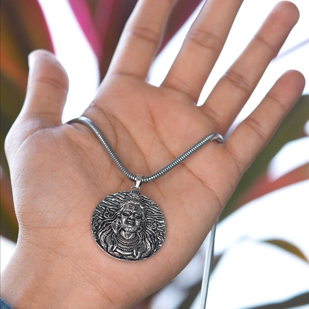 Lord Shiva Pendant with Snake Chain