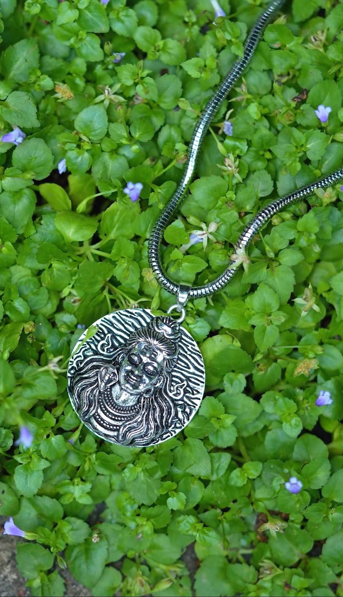 Lord Shiva Pendant with Snake Chain