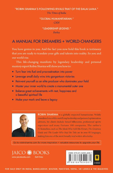 The Mastery Manual A life-changing guide for personal and professional greatness by Robin Sharma