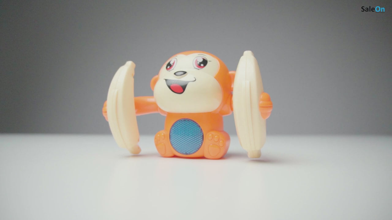 Dancing and Spinning Rolling Monkey Doll